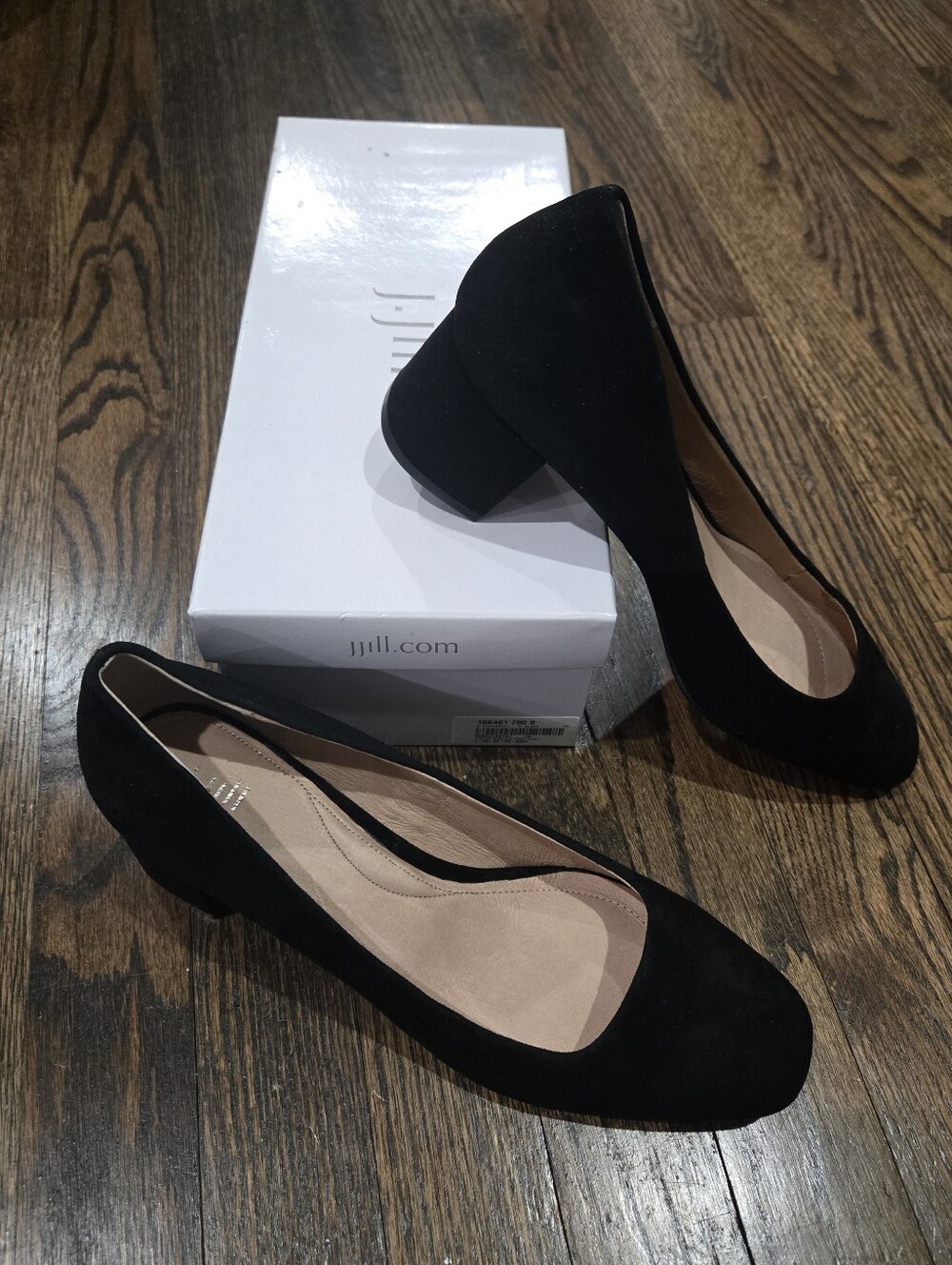 J. Jill black Penelope block heel pumps 9 NIB